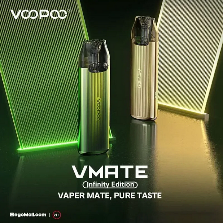 原裝正品 VOOPOO VMATE Infinity Edition主機套装(17W)(附1颗空倉)台灣現貨
